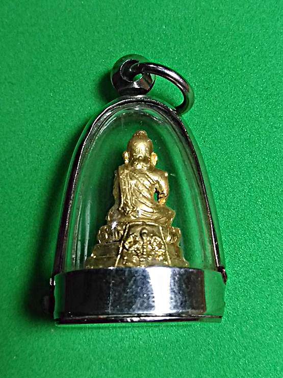 พระอุปคุต วัดโขงขาว (หลวงพ่อฤาษีลิงดำ วัดท่าซุง ปลุกเสก)ออกวัดโขงขาว จังหวัดเชียงใหม่เลี่ยมกรอบพร้อม