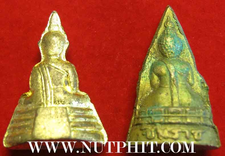 รูปหล่อเล็กพระพุทธโสธร-พระพุทธชินราชน้ำทองกระจายสวยยังกะพระทองคำ*211