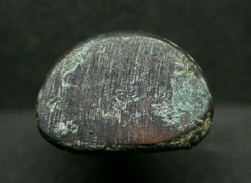 รูปหล่อ หลวงพ่อเงิน วัดบางคลาน ปี28 รุ่น ปืนแตก พิมพ์แจกแม่ครัว มีคราบเบ้าและคราบเนื้ออมสนิมแดงธรรมช