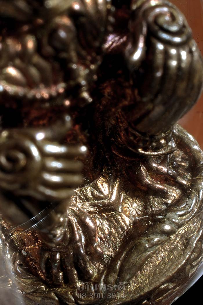 หนุมานมหาปราบ เนื้อชนวนสัมฤทธิ์ก้นอุดผง หมายเลข 145 สร้าง 300 องค์ พร้อมกล่อง และบัตรเพื่อนบ้าน