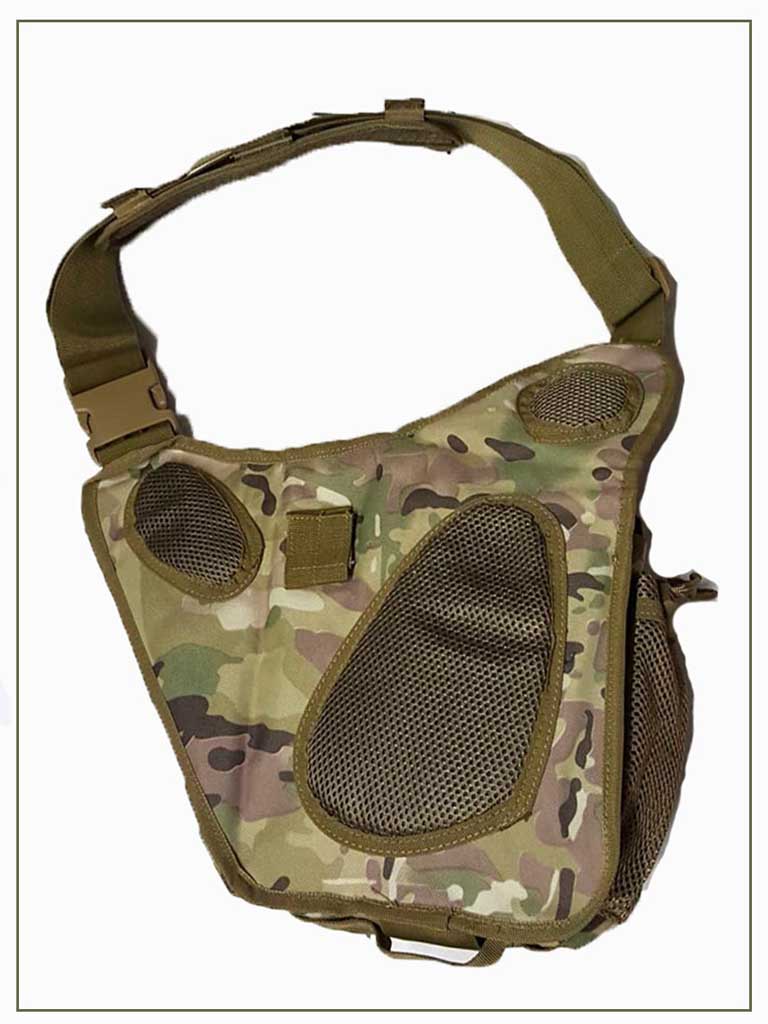 กระเป๋าคาดอก  คาดเอวได้ กระเป๋ายุทธวิธี ลายMultiCam