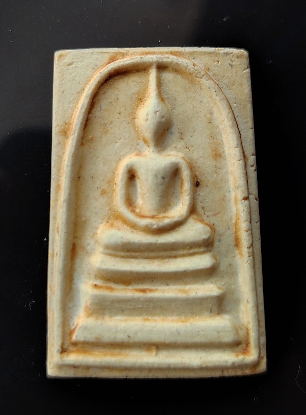 สมเด็จวัดระฆัง 108 ปี พิมพ์ใหญ่ แขนจุด พร้อมกล่อง