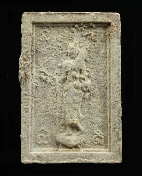 พระสมเด็จหลังพระสีวลี พิมพ์ใหญ่ เอวใหญ่ พร้อมบัตรรับรอง หลวงพ่อกวย วัดโฆษิตาราม ปี15...เคาะเดียวแดง.