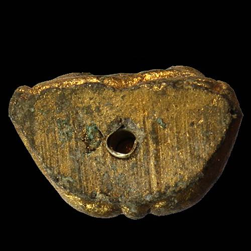 พระปิดตาผงใบโพธิ์กลางหาว หลวงพ่อเขียววัดระเว ศิษย์ของหลวงพ่อหมาวัดระเว ฝังตะกรุดใต้ฐาน