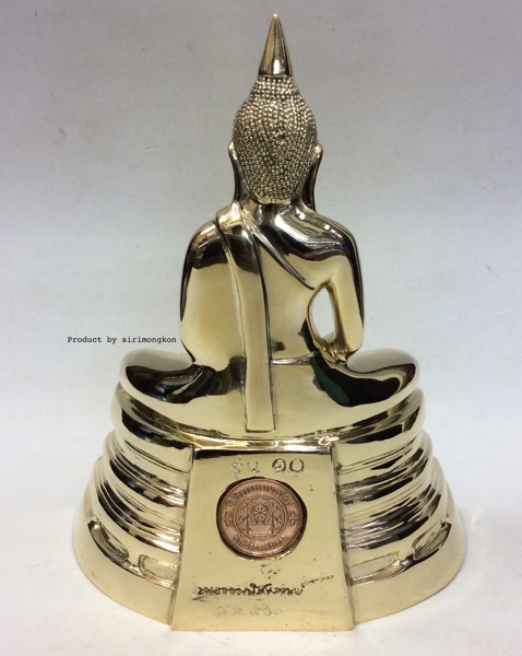 หลวงพ่อโสธร รุ่น10 ขึ้นจากน้ำ250ปี ขนาดบูชา สูง8.5นิ้ว เนื้อทองเหลือง พร้อมกล่องเดิม