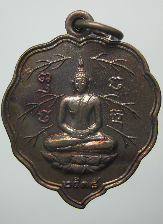 เหรียญพระพุทธใบโพธิ์ วัดเขาแก้ว จันทบุรี ปี2538 k93