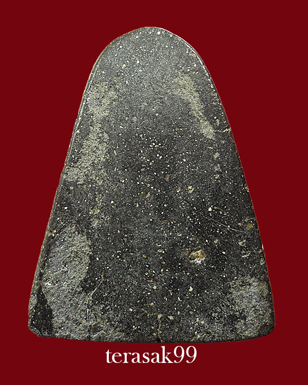 รูปเหมือนสมเด็จโต เนื้อดำ(ผงใบลาน) หลวงปู่นาค วัดระฆัง เนื้อผง ปี2495 หายาก(1)