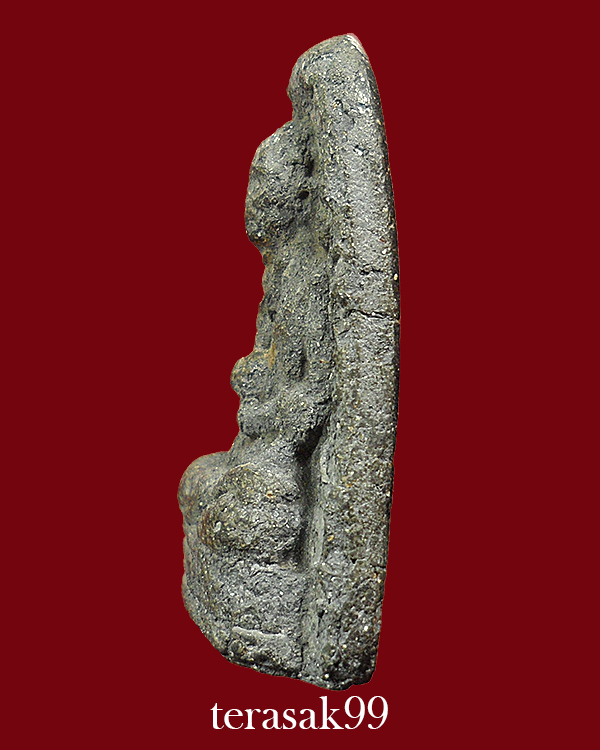 รูปเหมือนสมเด็จโต เนื้อดำ(ผงใบลาน) หลวงปู่นาค วัดระฆัง เนื้อผง ปี2495 หายาก(1)