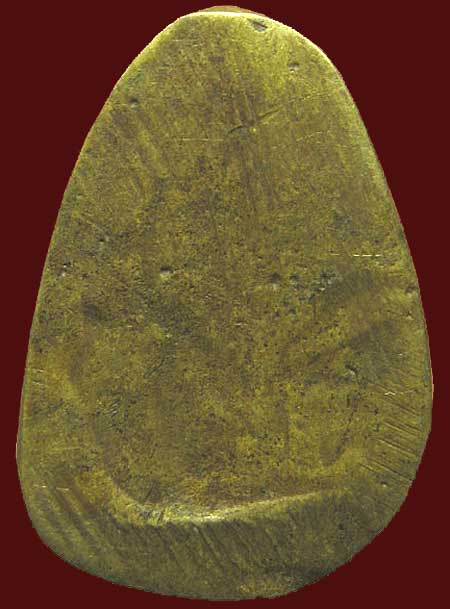 *ปิดตาครึ่งซีก หลวงพ่ออยู่ วัดบางหัวเสือ สมุทรปราการ เนื้อทองผสม*