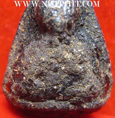 พระปิดตารุ่นแรก ลป.เหรียญ วัดหนองบัว กาญจนบุรี หลังกระดาษสา สวยสมบูรณ์+บัตรรับรองพระแท้*155