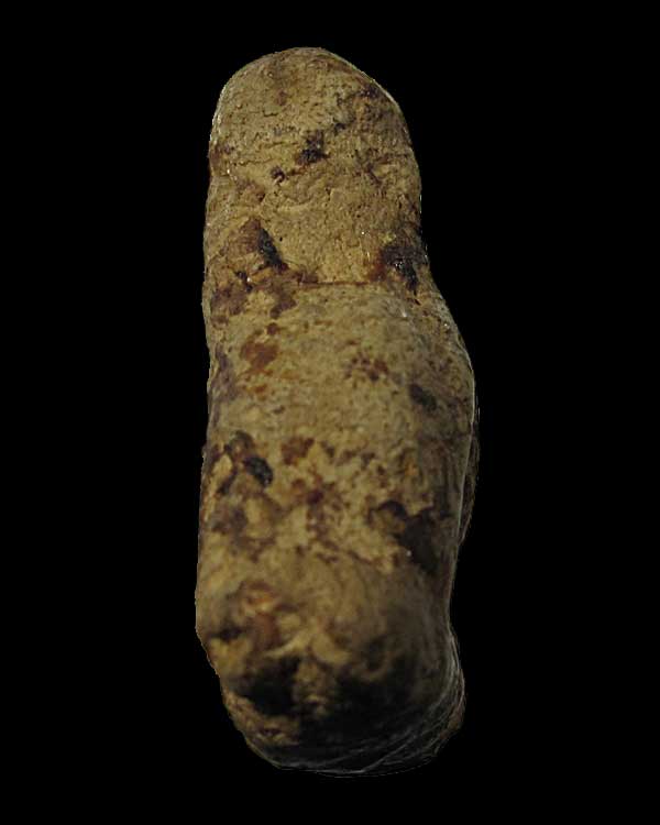 พระปิดตาลอยองค์ หลวงปู่ยิ้ม จันทโชติ  วัดหนองบัว จ.กาญจนบุรี พิมพ์ใหญ่ เนื้อเหลือง