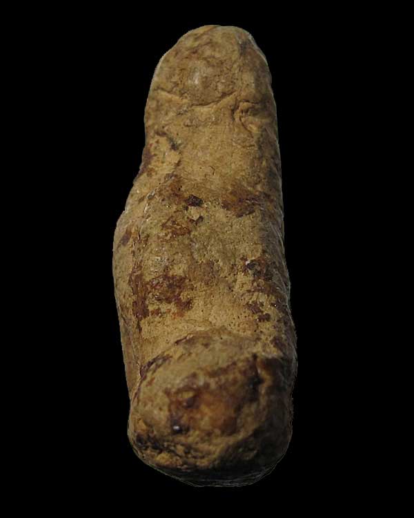 พระปิดตาลอยองค์ หลวงปู่ยิ้ม จันทโชติ  วัดหนองบัว จ.กาญจนบุรี พิมพ์ใหญ่ เนื้อเหลือง