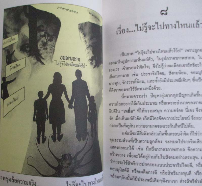 หนังสือโรงมหรสพทางวิญญาณ ภาพจิตรกรรมฝาผนัง