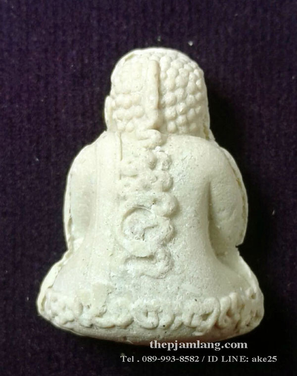 พระปิดตามหาลาภ ดวงเศรษฐี(4) หลวงปู่สอ ขันติโก วัดโพธิ์ศรี ท่าอุเทน นครพนม เนื้อผงงาช้าง ปี 2561