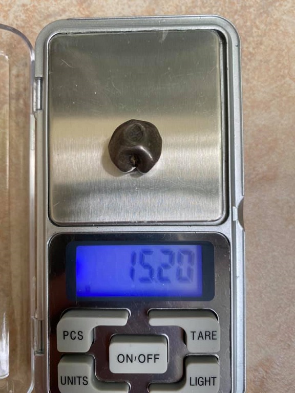 พดด้วงรัชกาลที่2 หนัก1บาท ตราครุฑ