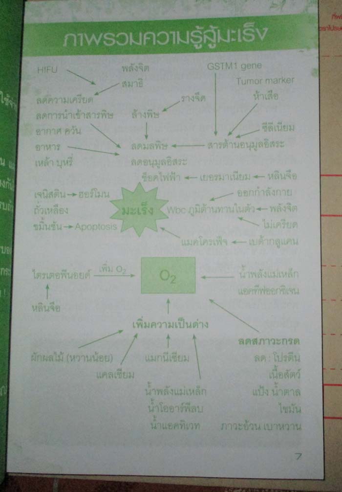 หนังสือความรู้สู้มะเร็งแบบบูรณาการ