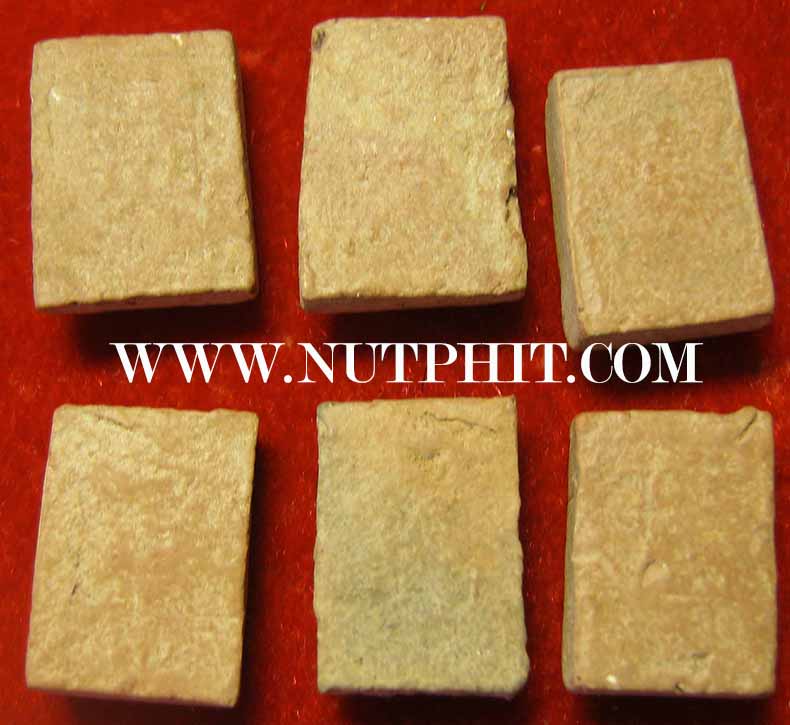 ชุด 6 องค์ นางกวัก พ่อกวย วัดโฆสิตาราม ชัยนาท พ.ศ.๒๕๒๑ เนื้อดิน*298