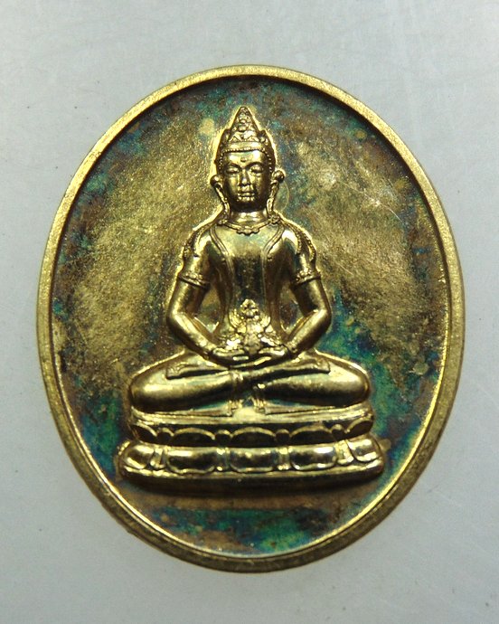 เหรียญพระพุทธศรีวิชัยรุ่งโรจน์ อาจารย์เดช สุมโน วัดถ้ำสุมะโน จ.พัทลุง