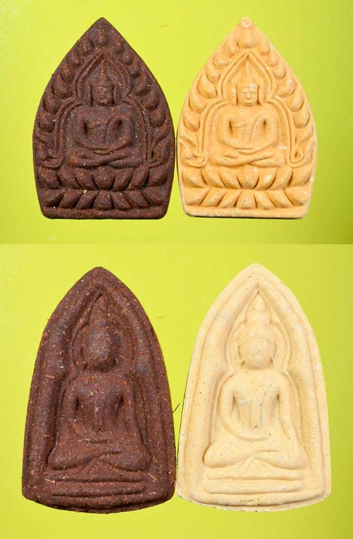 *จัดไป 2 พิมพ์ 2 เนื้อ 4 องค์ บารมี 6 รอบ พระอาจารย์สัญญา วัดกลางบางแก้ว **