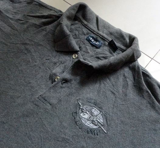 เสื้อยืดคอปก IZOD ของแท้ BOEING C-130 สีเทาไซส์ใหญ่ / พิเศษ แถม POLO RALPH LAUREN ราคาสี่พันให้ฟรี