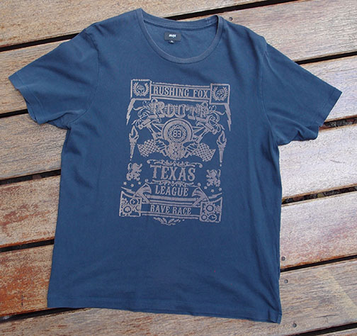 เสื้อยืด MAX ลายใหญ่กลางอก TEXAS เบอร์M รอบอก40นิ้ว / พิเศษ แถม เสื้อ NEVER SUMMER ใฟ้ฟรีอีกตัว
