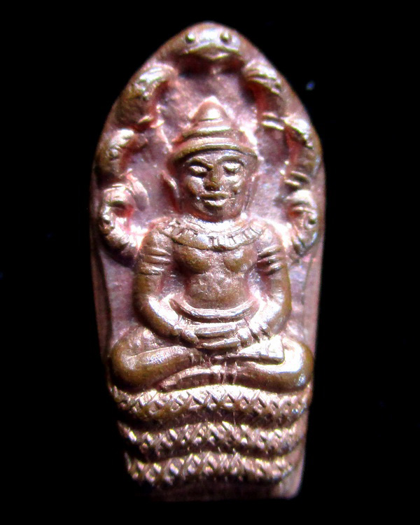 พระนาคปรกใบมะขาม หลวงพ่อแพ วัดพิกุลทอง จ.สิงห์บุรี รุ่นอวยพร90ปี