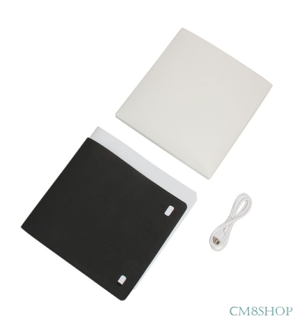 mini studio ขนาดพกพา พับได้ ถ่ายรูปชัด สวย มีไฟ LED ส่องสว่าง มาพร้อม back ground 2 สี