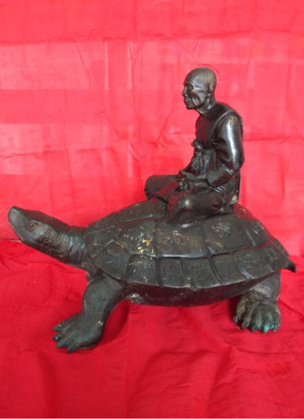 พระบูชาหลวงปู่หลิวนั่งเต่า  วัดหนองอ้อ ราชบุรี