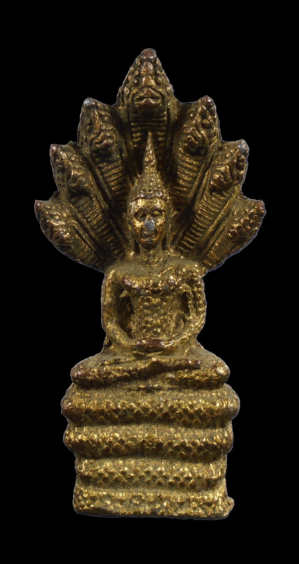 30บาท....รูปหล่อ พระนาคปรก ขนาด 2 นิ้ว ไม่ทราบที่///ก622