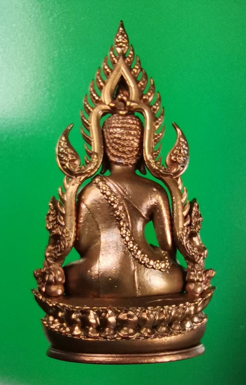 พระพุทธชินราช จอมราชันย์ ปี 2555 เนื้อทองแดง เลขรวย 16801 สวยเดิมมีกล่อง