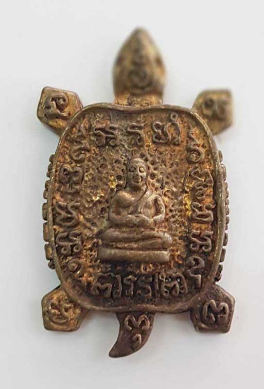 เต่าหล่อโบราณรุ่นพุทธคุณหลวงปู่หลิว