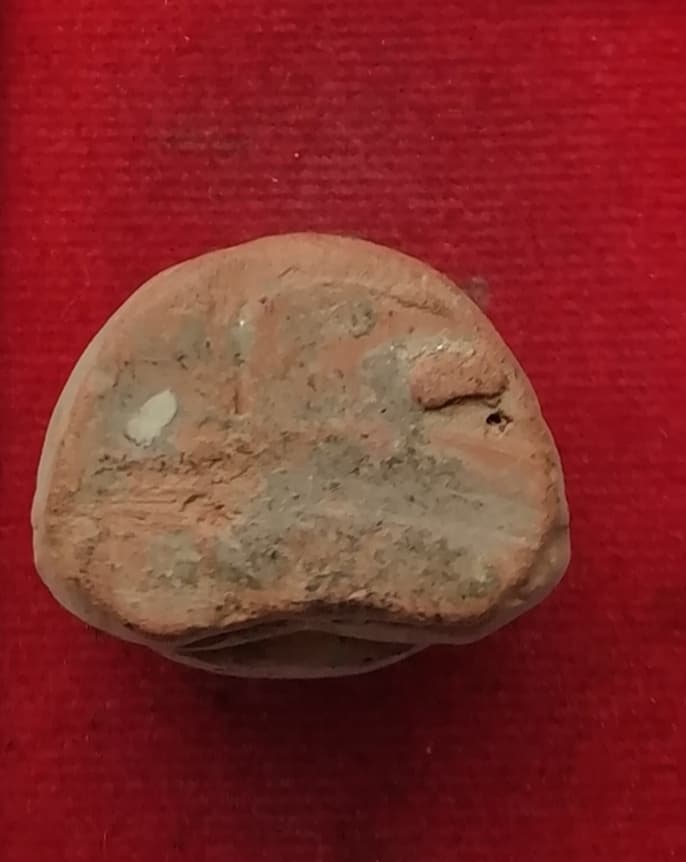 พระสังกัจจายน์เนื้อดิน หลวงพ่อกวย วัดโฆสิตาราม ไม่มีกริ่ง 