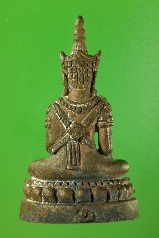 พระพุทธนฤมิตรัตนชนะมาร เนื้อนวะโลหะ รุ่น1 หลวงพ่อทองกลึง สุนทโร วัดเจดีย์หอย จ.ปทุมธานี กล่องเดิม