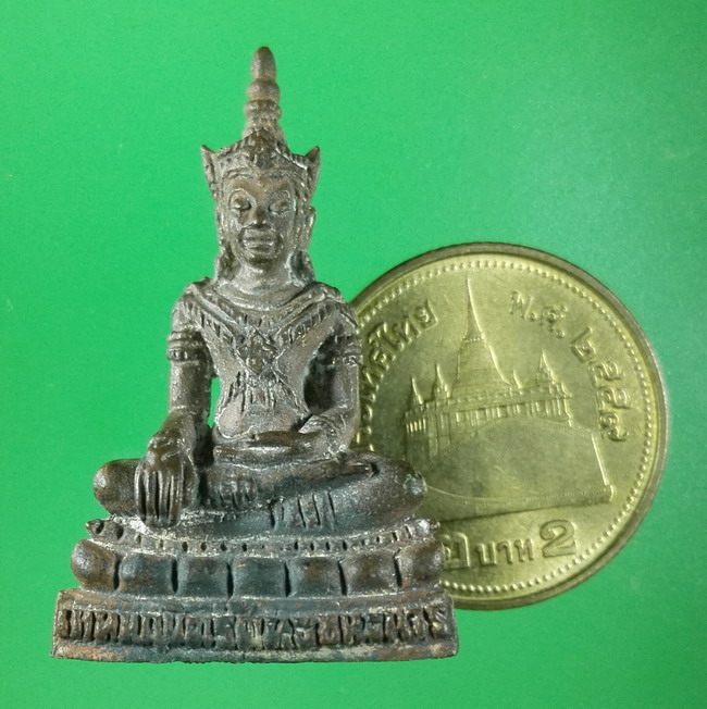 พระพุทธนฤมิตรัตนชนะมาร เนื้อนวะโลหะ รุ่น1 หลวงพ่อทองกลึง สุนทโร วัดเจดีย์หอย จ.ปทุมธานี กล่องเดิม