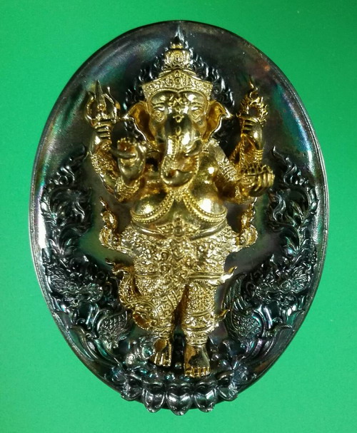 พระพิฆเนศวร์ประทานพระ ก้าวหน้ามหาเศรษฐี เนื้อนวะโลหะ เลข 189