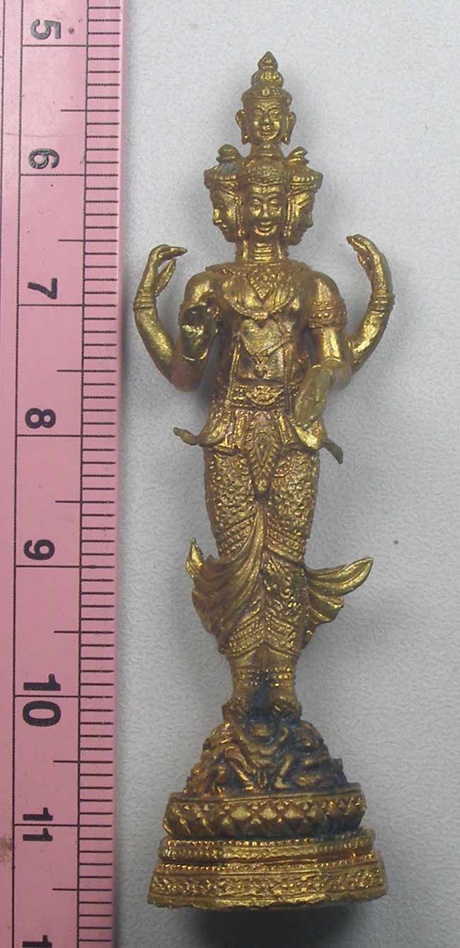 รูปเหมือลอยองค์ พระตรีมูรติ (เทพเจ้าแห่งความรัก) เจ้าคุณธงชัย วัดไตรมิตร ปี 2548