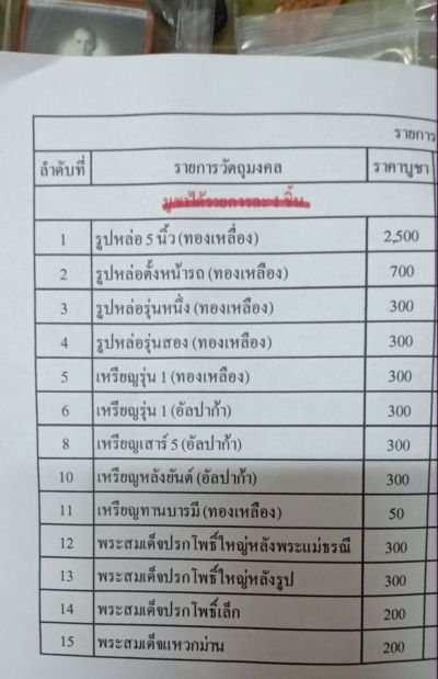 รูปเหมือนปั้ม หลวงพ่อกวย วัดโฆสิตาราม รุ่นสอง ย้อนยุค ปี 63