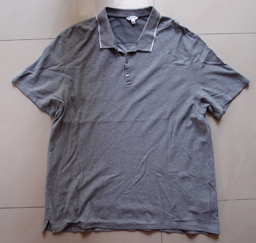 เสื้อโปโล Calvin Klein ของแท้ สีเทา