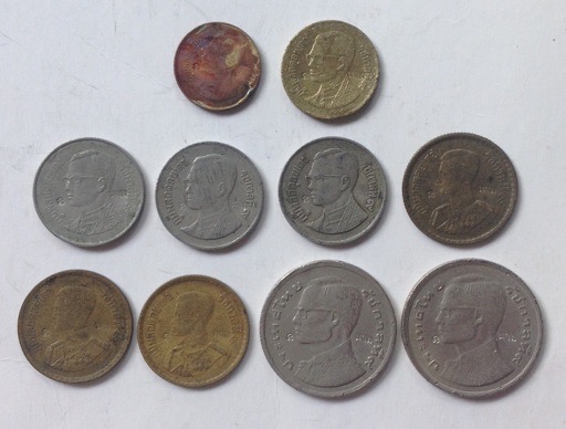 เหรียญขวัญถุง หลวงปู่นาม วัดน้อยชมภู่ จ.สุพรรณบุรี ชุด10เหรียญ (พิเศษแถมจีวรหลวงปู่นาม) ชุดC