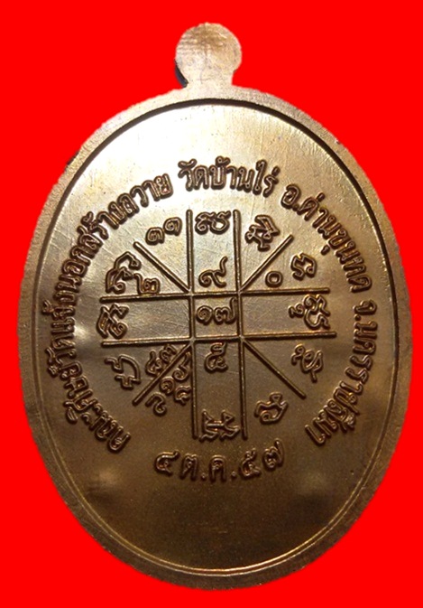 เหรียญหลวงพ่อคูณเจริญพรล่าง 91 บล็อคแรก 5 โค้ด 9 คูณ แจกพิเศษสวยๆเดิมๆพร้อมกล่องเดิม