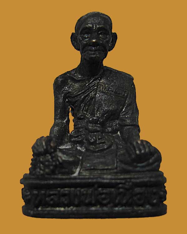 รูปหล่อหลวงพ่อเนื่อง วัดจุฬามณี จ.สมุทรสงคราม รุ่นฉลองอายุ 80 ปี ตอกโค๊ตนะมหาเศรษฐี