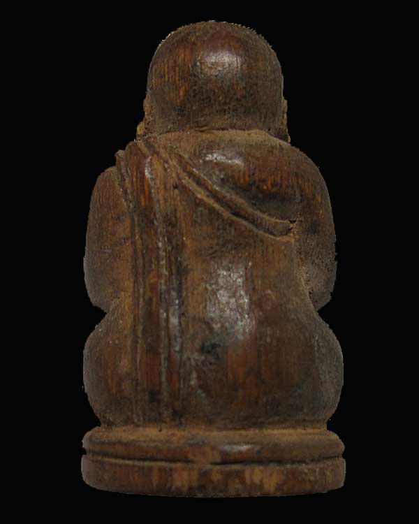 พระปิดตา ไม้โพธิ์แกะ พระสังฆราช (อยู่) วัดสระเกศ กทม.