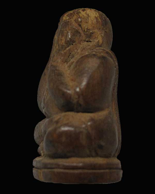 พระปิดตา ไม้โพธิ์แกะ พระสังฆราช (อยู่) วัดสระเกศ กทม.