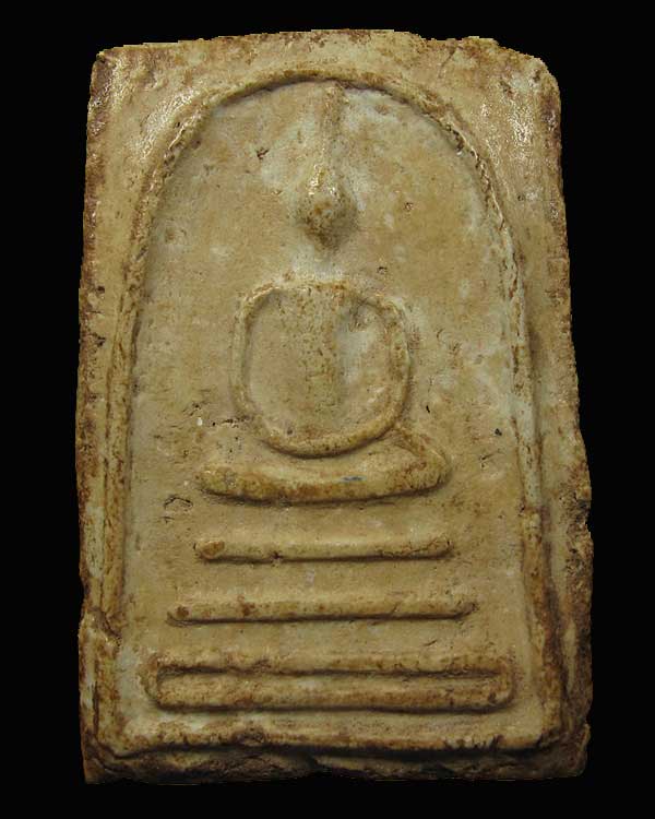 พระสมเด็จพิมพ์เส้นด้ายไหล่ยก หลวงพ่อลำภู วัดใหม่อมตรส บางขุน พรหม กทม.