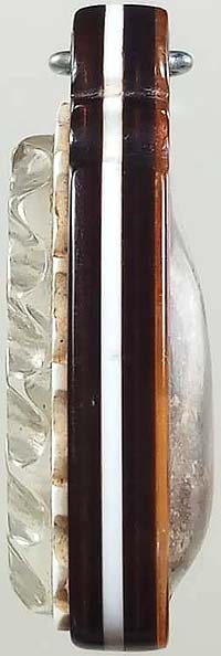 *พระรอดเมืองใต้ ขรัวอีโต้ กรุวัดเทพากร เนื้อผงปิดทองเดิม*