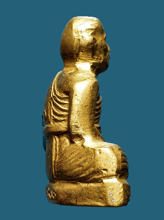 รูปเหมือนปั้มรุ่นแรก หลวงพ่อพริ้ง วัดวัดโบสถ์ ลพบุรี ปี2507 สวยๆ