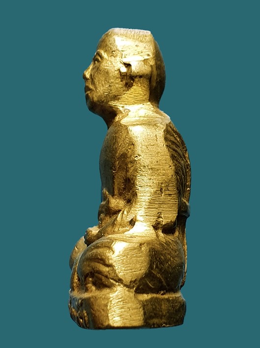 รูปเหมือนปั้มรุ่นแรก หลวงพ่อพริ้ง วัดวัดโบสถ์ ลพบุรี ปี2507 สวยๆ