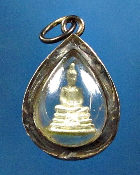 พระพุทธโสธรหลวงพ่อคูณ ปริสุทโธ เนื้อเงินเลี่ยมเงิน สร้า้งปี 2539