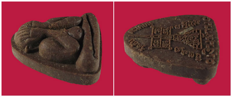 พระปิดตาเงินล้าน ฝังตะกรุดเงินโรยเกศา หลวงปู่ขุ้ย วัดซับตะเคียน จ.เพชรบูรณ์ -T1