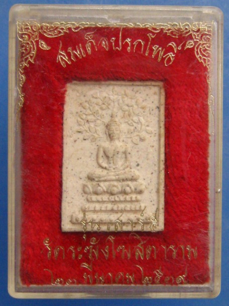 พระสมเด็จปรกโพธิ์ วัดระฆัง รุ่นเสาร์ 5 ปี2539 กล่อง vision plastic